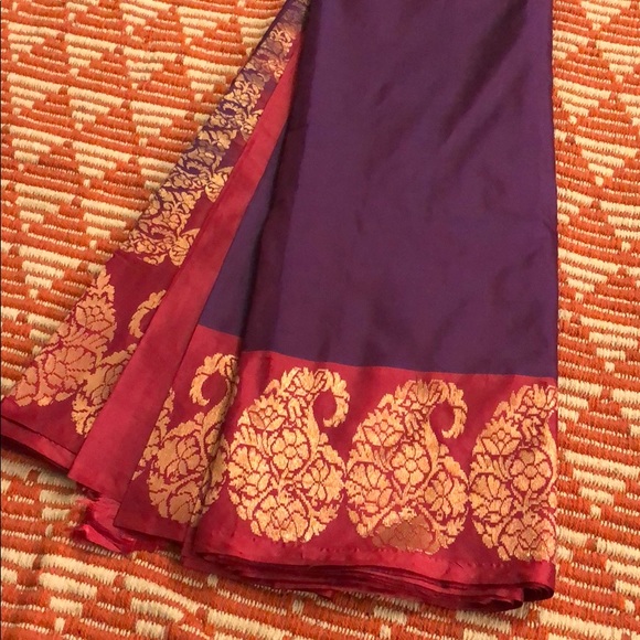Other - Purple Silk Saree